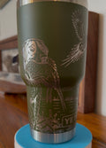 30 oz Upland design - German Shorthair with Pheasant